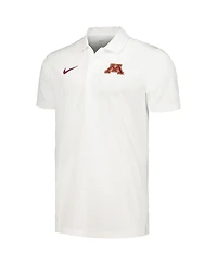 Men's Nike White Minnesota Golden Gophers Sideline Polo Shirt