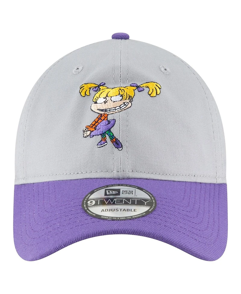 Men's New Era Gray Rugrats Angelica 9TWENTY Adjustable Hat