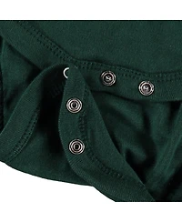 Baby Boys and Girls Green Michigan State Spartans Big Logo Bodysuit
