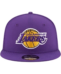 Men's New Era Purple Los Angeles Lakers Official Team Color 9FIFTY Snapback Hat