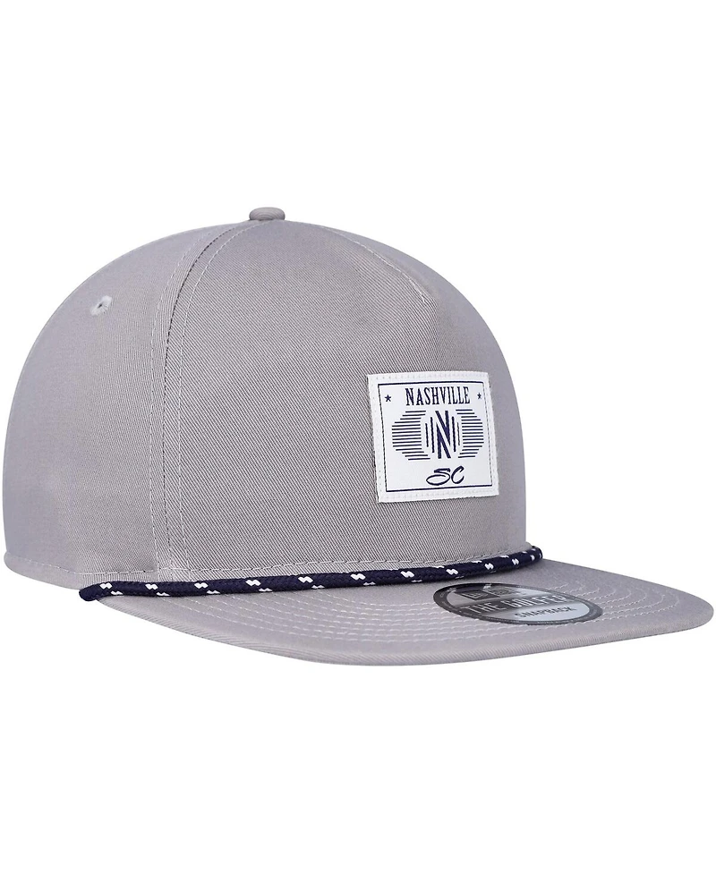 Men's New Era Gray Nashville Sc Patch Golfer Adjustable Hat