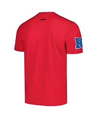 Men's Pro Standard Scarlet San Francisco 49ers Hybrid T-shirt
