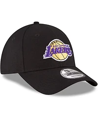 Men's New Era Black Los Angeles Lakers Official Team Color The League 9FORTY Adjustable Hat