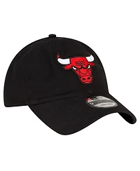 Men's New Era Black Chicago Bulls Team 2.0 9TWENTY Adjustable Hat