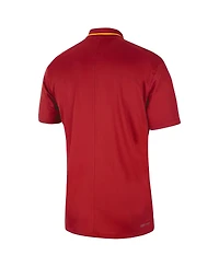 Men's Nike Cardinal Iowa State Cyclones 2023 Sideline Coaches Performance Polo Shirt