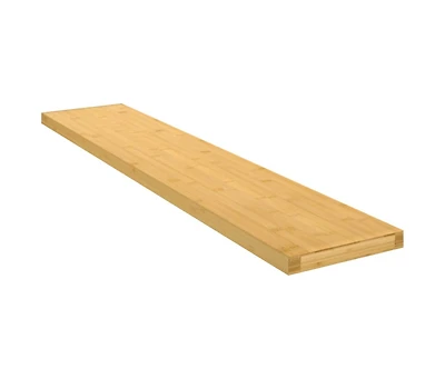 Wall Shelf 39.4"x7.9"x1.6" Bamboo