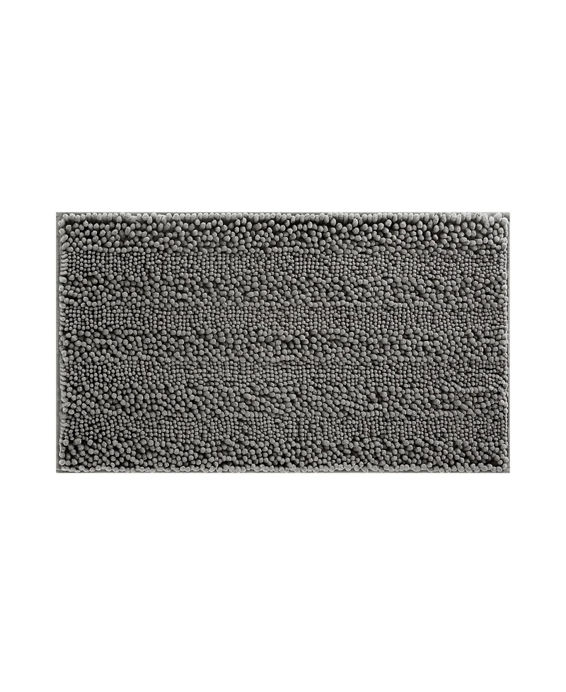 Laura Ashley Astor Chenille Bath Mat, 17" x 24"