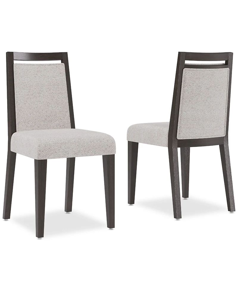 Tivie 2 Pc Wood Dining Chair Set, Created for Macy's