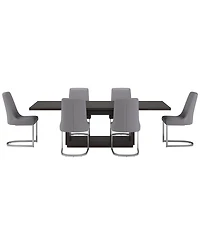 Tivie Pc Dining Set (Rectangular Table + Chairs