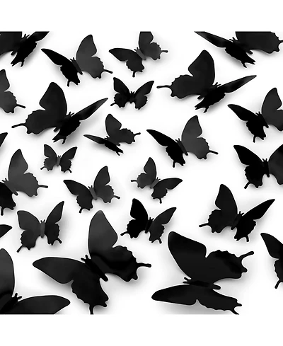 3D Removable Butterfly Wall Decor with 3 Wing Designs