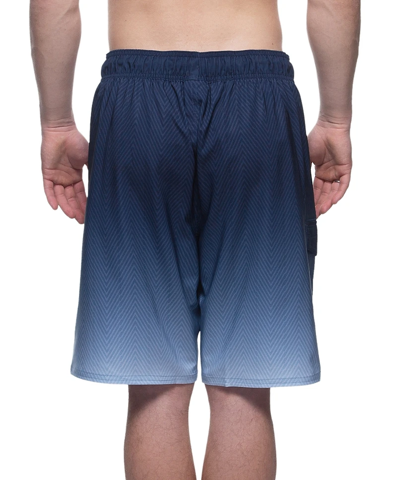 Rokka&Rolla Men's 9" No Liner Board Shorts Elastic Waist Quick Dry Swim Trunks