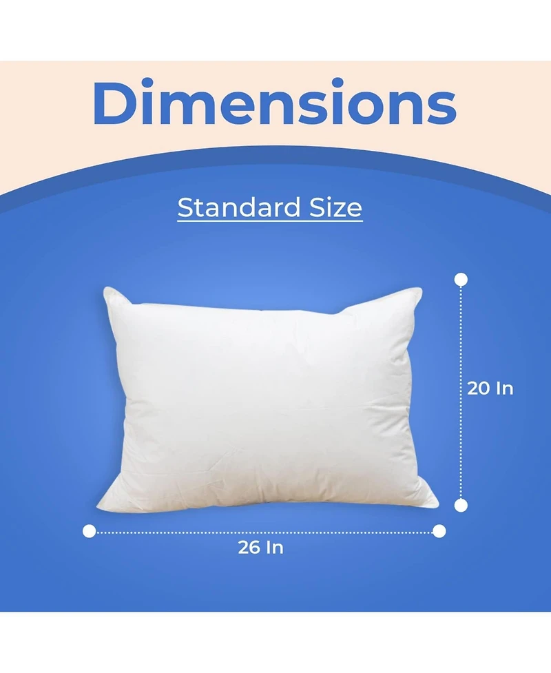 Continental Bedding Down Alternative Pillow for All Sleep Positions
