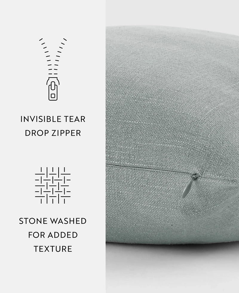 ienjoy Home Washed and Distressed Decorative Pillow, 20" x