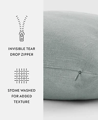 ienjoy Home Washed and Distressed Decorative Pillow, 20" x