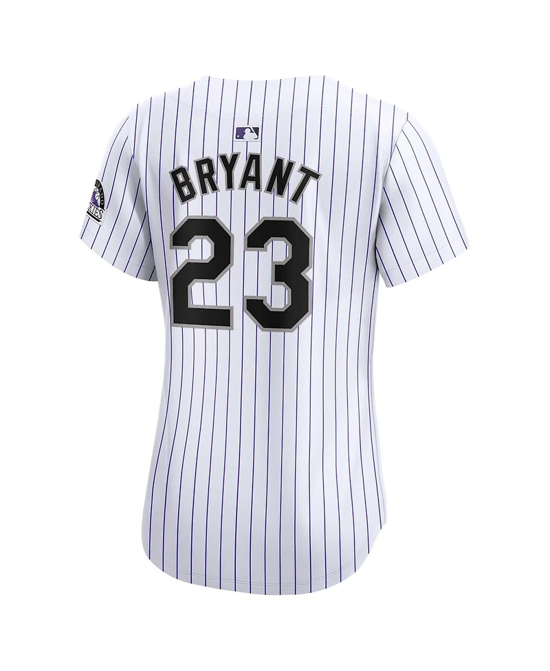 Women's Nike Kris Bryant White Colorado Rockies Home Limited Player Jersey