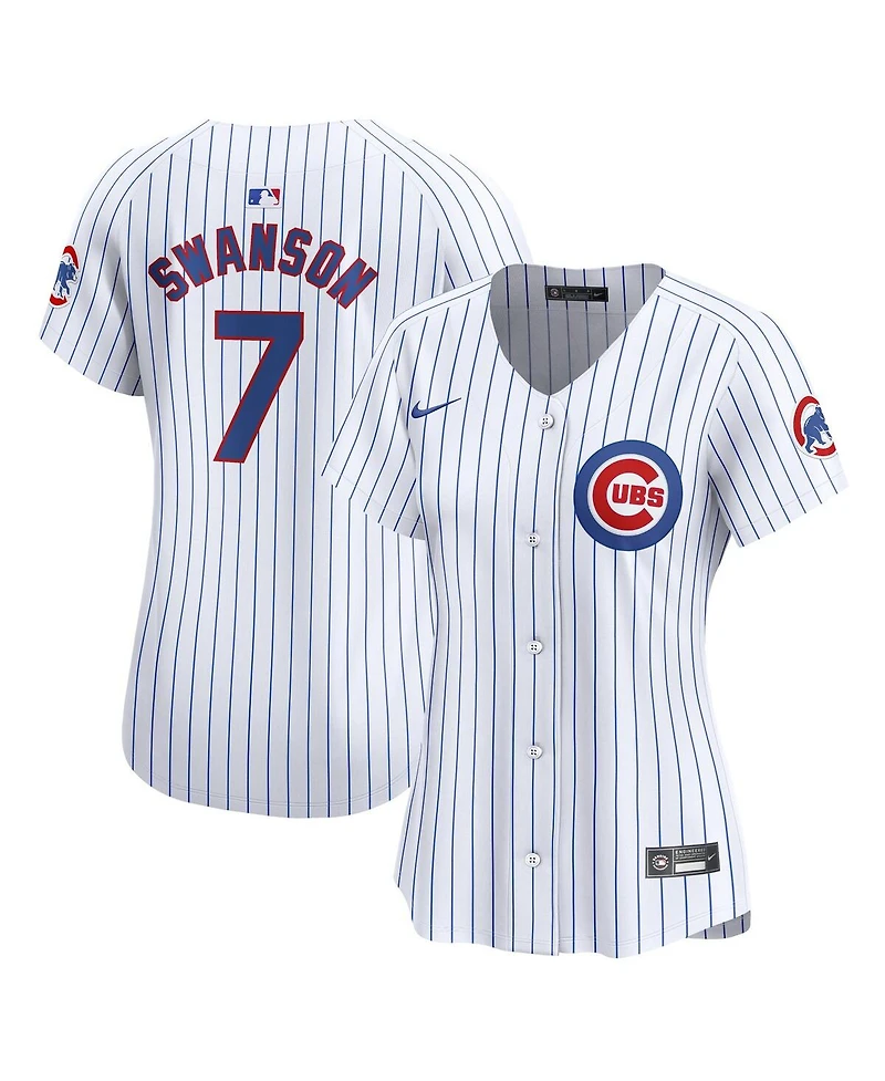 Women's Nike Dansby Swanson White Chicago Cubs Home Limited Player Jersey