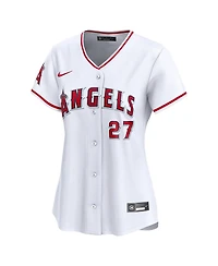 Women's Nike Mike Trout White Los Angeles Angels Home Limited Player Jersey