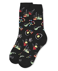 MeMoi Men's Cool Science Geek Novelty Crew Socks