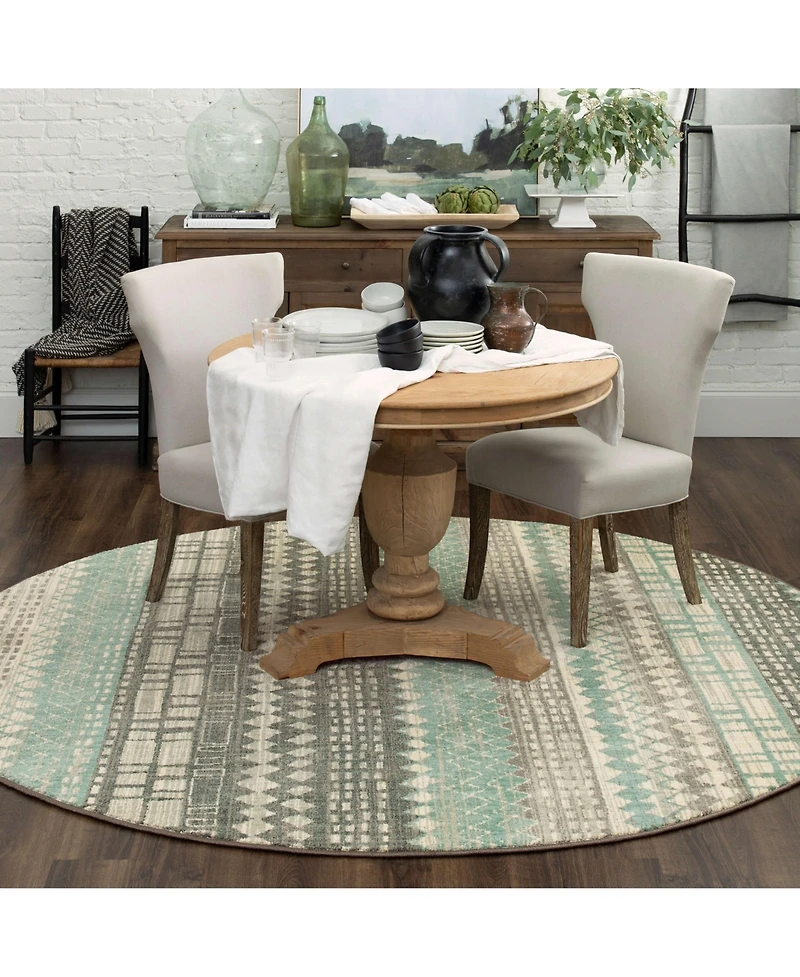 Closeout! Karastan Euphoria Newbridge 8' x 8' Round Area Rug