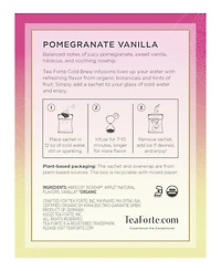 Tea Forte Cold Brew Duo and Poom Cup Tea Bundle, 4 Piece