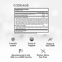 Codeage Raw Vitamin D3+ High Potency 5000 Iu Supplement From Saccharomyces Cerevisiae