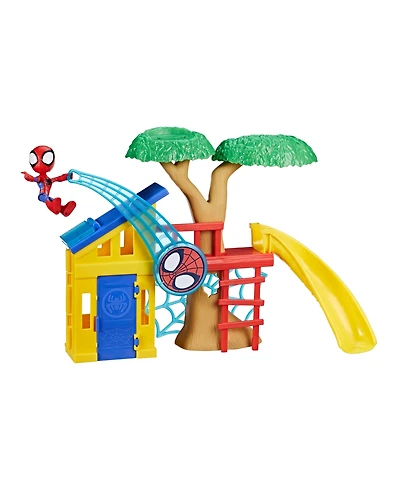 Spidey and His Amazing Friends Spidey Playground Playset, Includes Action Figure
