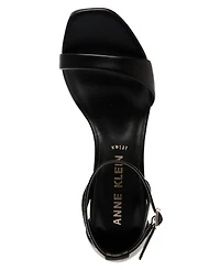 Anne Klein Women's Mia Ankle Strap Block Heel Dress Sandals