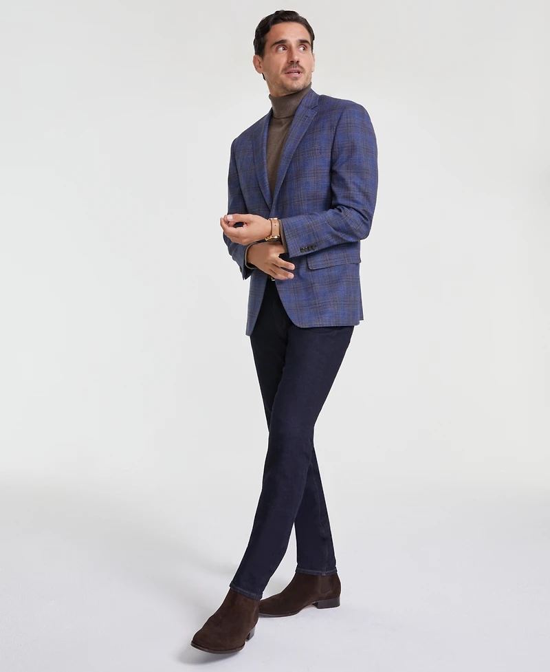 Michael Kors Men's Classic-Fit Plaid Sport Coat