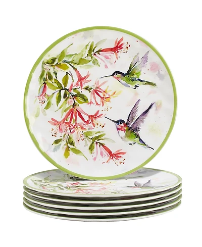 Certified International Hummingbird Dinner Plate 11", Service For 6
