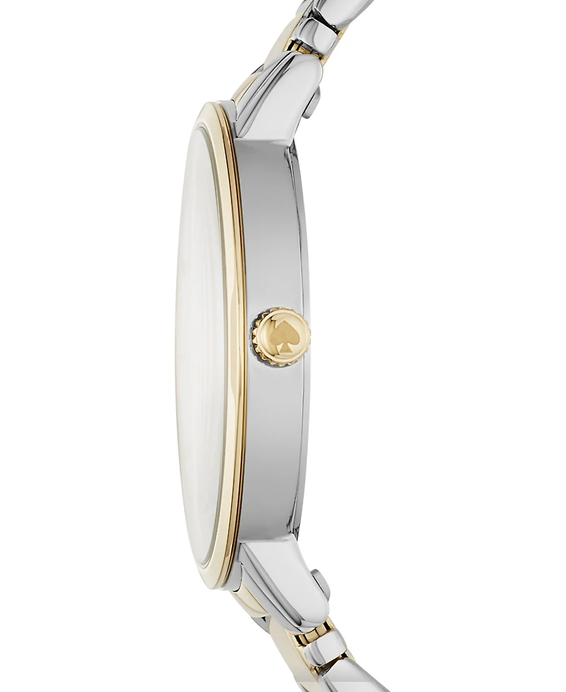 kate spade new york Women's Gramercy Three-Hand Two-Tone Alloy Watch 38mm, KSW9015