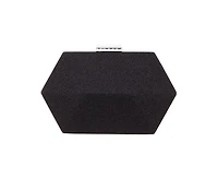 Nina Geometric Metallic Glitter Minaudiere Handbag