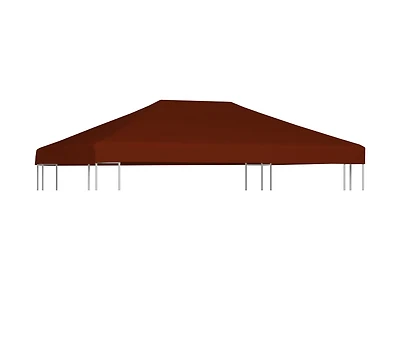 vidaXL Gazebo Top Cover 9.1 oz/yd² 9.8'x13.1' Terracota