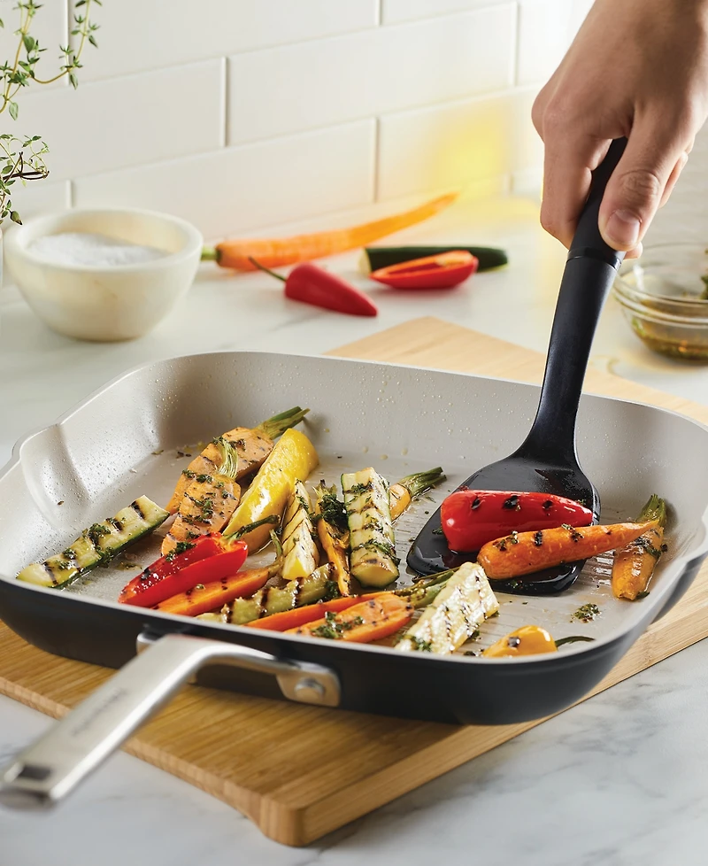 KitchenAid Hard Anodized Aluminum Ceramic 11.25" Nonstick Grill Pan