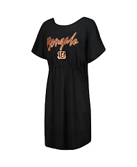 Women's G-iii 4Her by Carl Banks Black Cincinnati Bengals Versus Swim Coverup