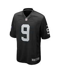 Men's Nike Tyree Wilson Black Las Vegas Raiders 2023 Nfl Draft First Round Pick Game Jersey