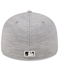 Men's New Era Gray Chicago White Sox 2024 Clubhouse Low Profile 59FIFTY Fitted Hat