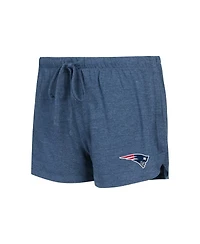Women's Concepts Sport Navy, Red New England Patriots Raglan Long Sleeve T-Shirt and Shorts Lounge Set