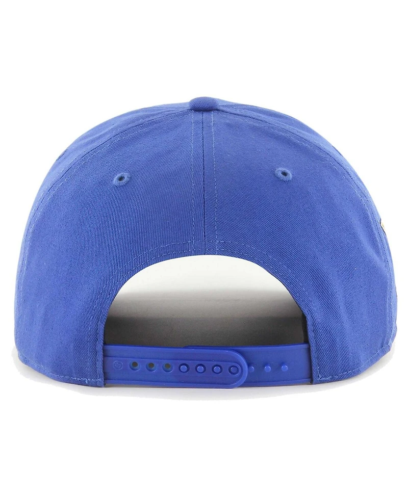 Men's '47 Brand Royal Philadelphia 76ers Overhand Logo Hitch Adjustable Hat