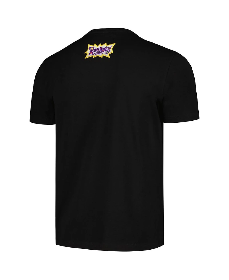 Men's Freeze Max Black Rugrats Chuckie Baseball T-Shirt
