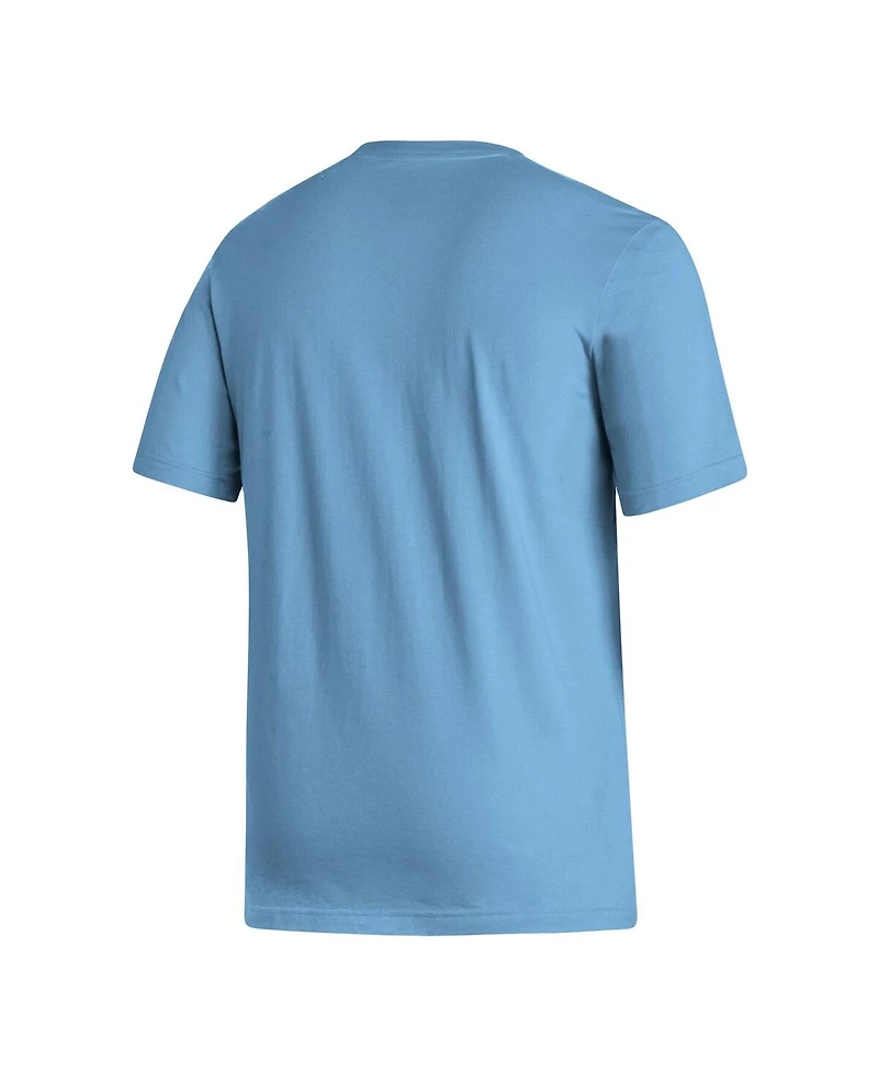 Men's adidas Light Blue Argentina National Team Crest T-shirt