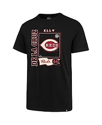 Men's '47 Brand Elly De La Cruz Black Cincinnati Reds Graphic T-Shirt