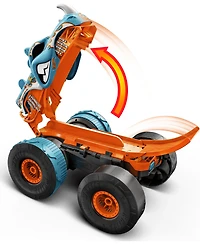 Monster Trucks Hw Changing Rhinomite Rc in 1:12 Scale with 1:64 Scale Toy Truck