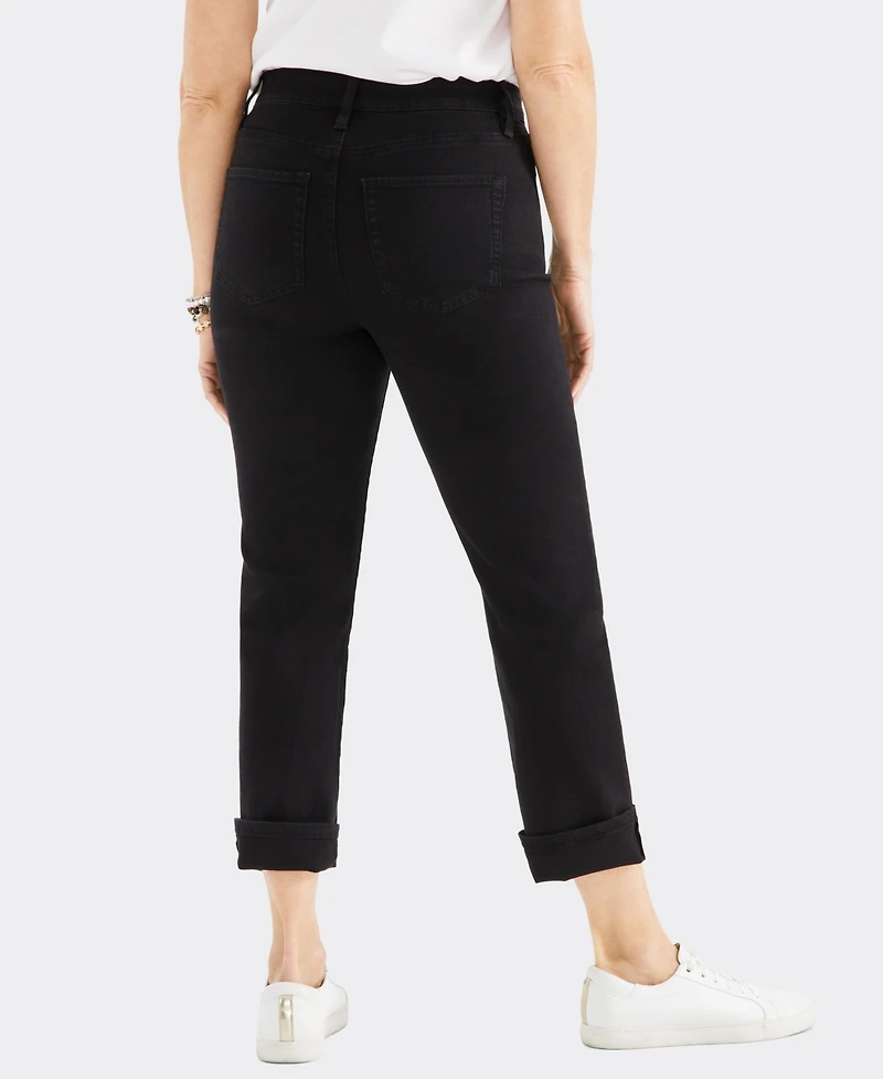 Style & Co Women's High-Rise Cuffed Capri Jeans, Exclusively at Macy's
