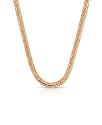 Ettika Woven 18k Gold Plated Chain Necklace