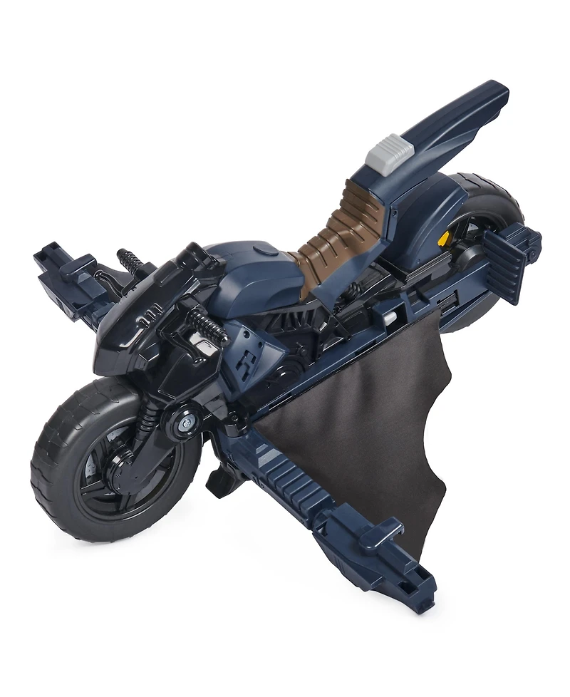 Batman Batcycle, Converting 2-in-1 Batcycle Batglider, Figure Compatible