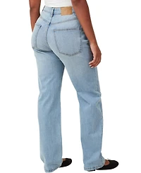 Cotton On Women's Curvy Stretch Straight Jean