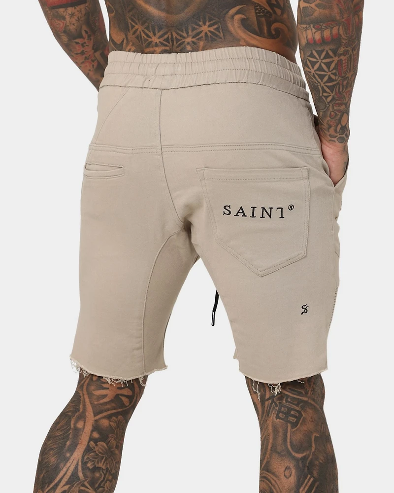 Men's United Distressed Biker Shorts