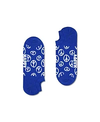 3-Pack Peace No Show Socks