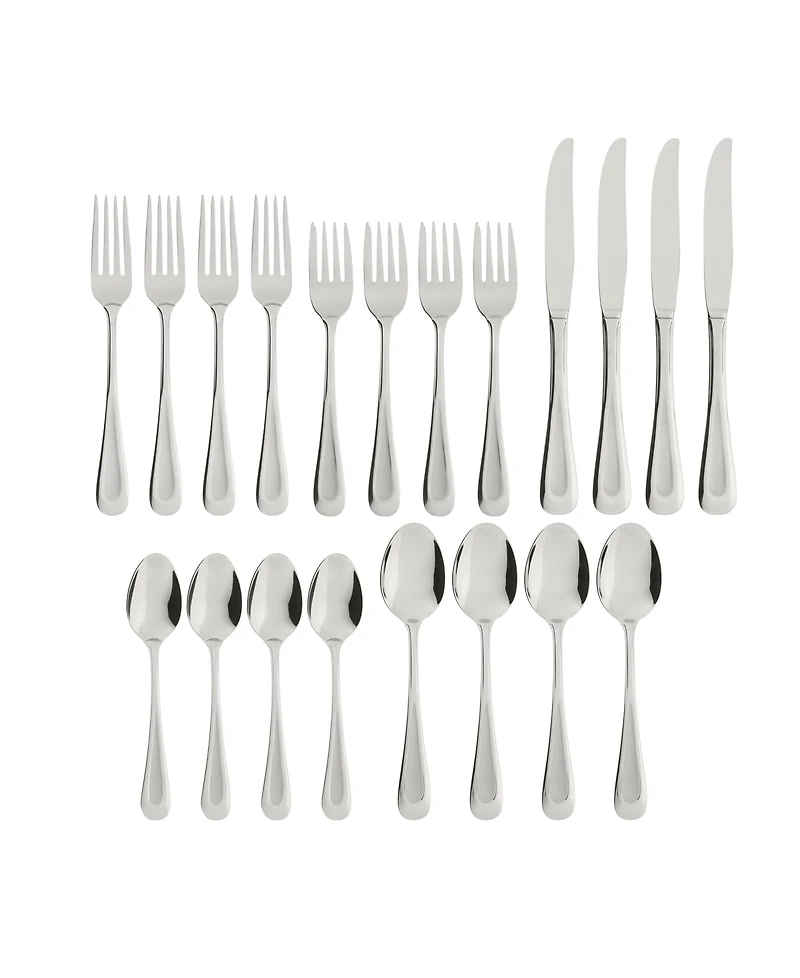 Oneida Satin Sand Dune 20 Piece Flatware Set, Service For 4