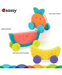 Sassy Stackin' Fruit Cars Developmental toy